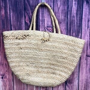Large Straw Tote Shoulder Bag *SALE ITEM